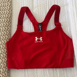 Under Armour Scarlet Red Sports Top